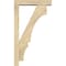 Ekena Millwork Balboa Block Rough Sawn Bracket w/ Offset Brace, Douglas Fir, 4"W x 16"D x 28"H BKT0402X16X28BOA05RDF - alternate 3